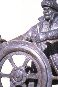 The Bargeman Statue in Sittingbourne (UK)